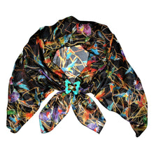 Load image into Gallery viewer, Hummingbirds Silk Scarf with Buffalo Horn Scarf Locket
