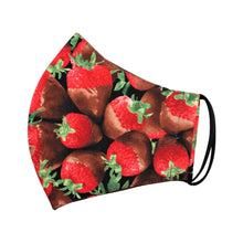 Load image into Gallery viewer, Chocolate Strawberries Face Mask
