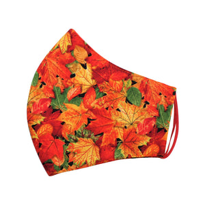 Colorful Leaves Face Mask